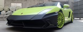 2009-2014 Lamborghini Gallardo LP540 550 560 570 Viscous Style PCarbon Bumper