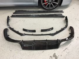 2014-2016 Porsche 991 Turbo & Turbo S Carbon Fiber rear lower fin Diffuser