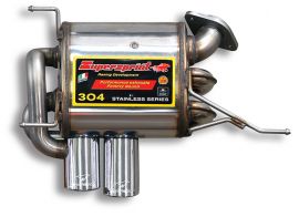 Supersprint  Rear exhaust "Power Loop" OO 80. BMW E87 120i (150 Hp - N46 Engine) 2004  2006