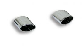 Supersprint Oval endpipe kit Right + Left 145 x 95. VW GOLF VI 1.6 TDi (105 Hp) '09
