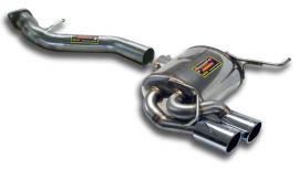 Supersprint  Rear exhaust OO80.  BMW E82 Coupè 135i Bi-Turbo (306 Hp N54 Engine) '07 –› 04/2010