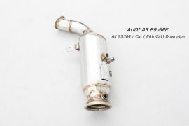 Audi A5 B9 All SS304 / Cat (With Cat) Downpipe
