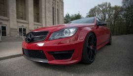 BOCA DesIGN  Front Insert Spoiler Carbon Fibre Mercedes Benz W204 