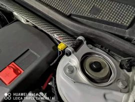 BOCA DesIGN Forged Front Strut Bar Carbon Fibre Mercedes Benz 
