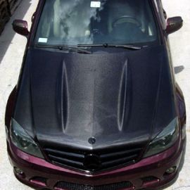BOCA Design Carbon fiber OEM Style bonnet for Mercedes Benz C63 AMG Sedan pre-facelift