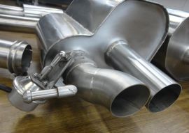 HMS Exhaust system for VW Polo R WRC