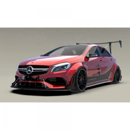 Mercedes-Benz A Class A45 2017 Carbon Fiber Front Lip