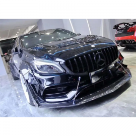 Mercedes-Benz A Class AMG A45 2017 Front Lip Spoiler Carbon Fiber Parts