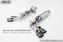 Mercedes-Benz G Class AMG W464 G350D G400D Titanium Muffler System