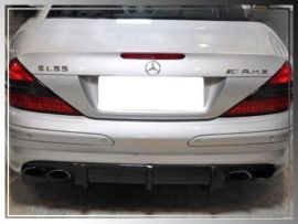 Mercedes Benz R230 SL55 AMG 2003-2009 Carbon Fiber Rear Bumper