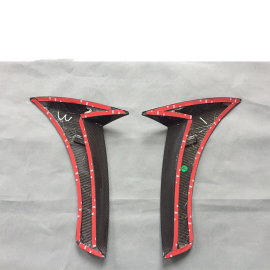 Mercedes Benz S-class W222 Carbon Fiber front fender vent trim set vacuum