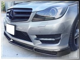 Mercedes Benz W204 C250 2012-2014 Carbon Fiber Front Bumper