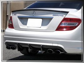 Mercedes Benz W204 C63 AMG 2008-2011 Carbon Fiber Rear Bumper
