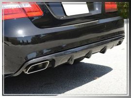 Mercedes Benz W212 E-Class E63 E550 AMG Carbon Fiber Rear Diffuser 