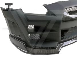 Nissan GTR R35 Half Carbon Fiber Front Bumper