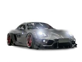 Porsche Cayman 981 MB Design Half Carbon Fiber Wide Body