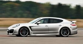 Porsche Panamera Spoiler Wing with Carbon Fiber Blade