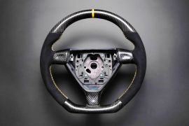 Porsche carbon fiber enhanced - custom steering wheel 