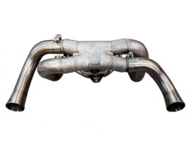 TUBI STYLE EXHAUST SYSTEMS-FERRARI 430 SCUDERIA INCONEL STRAIGHT PIPES EXHAUST