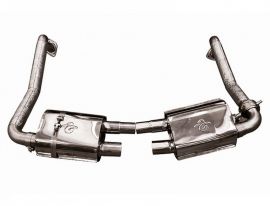 TUBI STYLE EXHAUST SYSTEMS- PORSCHE 718 GPF BOXSTER & CAYMAN VALVETRONIC MUFFLERS KIT W TUBI CONTROL UNIT